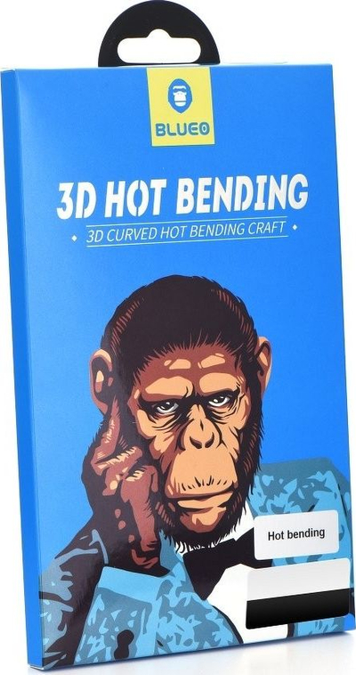 Заштитно стакло Partner Tele.com Mr. Monkey Glass 5D за iPhone XS, 0.26mm, 9H, црно