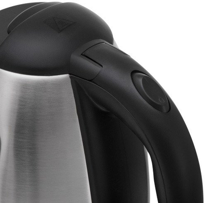 Ibrik elektrik metalik, 1.8L, çelik inox, argjendtë