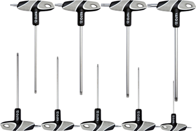 Set çelësa TORX Yato YT-05615, T10-T50, 9 copë, shumëngjyrësh