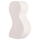 Dekor tavoline qeramike Sebor 13x6x22Hcm (HM4590.01), bardhë