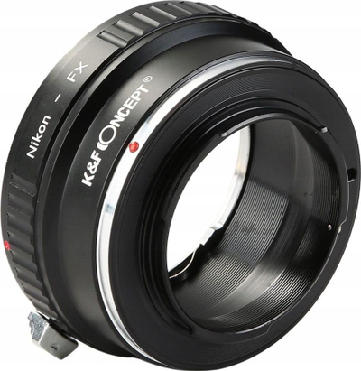Adapter objektivi K&amp;F Concept KF06.101, Nikon AI AIS AF AF S në Fujifilm X, metalik