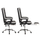 Karrige zyre Seena 62x65x115Hcm (HM1190.02), zezë/ bardhë