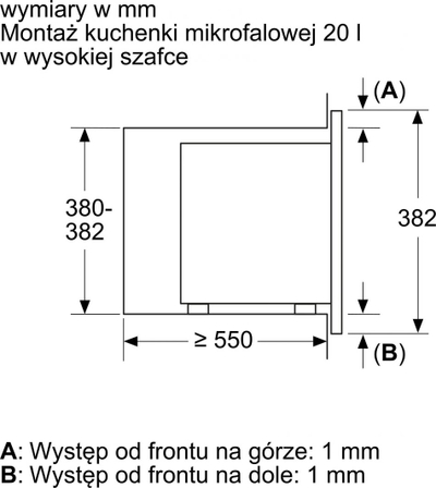 Mikrovalë Bosch BEL620MB3, e zezë