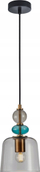 Lampë varëse Italux Namos PND27092BMCBRO, fasungë E27, xham bronzi, e artë