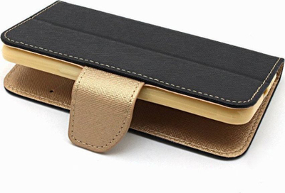 Kabullë Fancy Book për Xiaomi Redmi 9A, magnet, portofol, e zezë ari