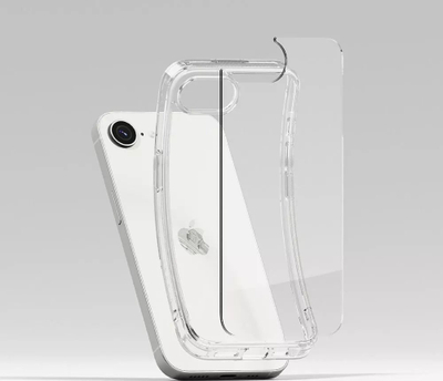 Маска за телефон Ringke Fusion за iPhone 16e, транспарентна, отпорна на паѓања