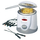 Fritezë dhe set fondue Clatronic FFR 2916, 1L, termostat i rregullueshëm, e bardhë