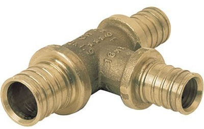 Pjesë lidhëse T Rehau SDR11 LX, 40-32-32 mm, lidhje me mangë rrëshqitëse, bronz