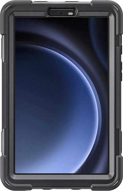 Mbulesë tablet 4smarts Rugged Case Grip për Samsung Galaxy Tab A9, kundër rënieve, kundër goditjeve, e zezë
