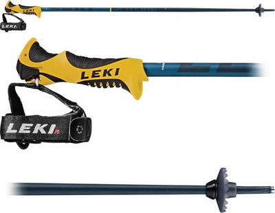 Shkopinj skish Leki Kids Spitfire Lite, për fëmijë, blu