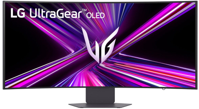 Monitor i lakuar gaming LG UltraGear 34GX90SA, 39\" OLED WQHD, 240Hz, i zi