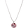 Qafore Levien Elegant Necklace Rivoli, 45 cm, kristal 1.4 cm, rozë Light Rose
