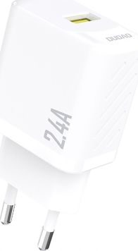 Karikues USB Dudao A23EU, 12W 2.4A GaN, 1 port, i bardhë