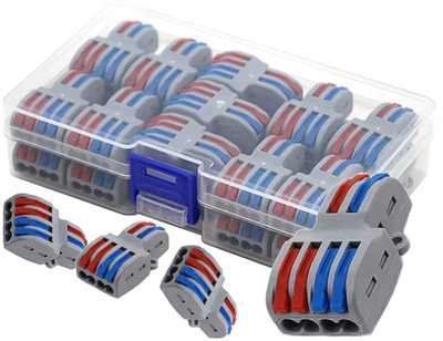Set kuplungash elektrike Eurokomp, 22 copë, shumëngjyrëshe