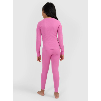 Термички комплет без рабови 4F Seamless Thermal Underwear, за девојчиња, розова