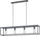 Llambadar varese Netlighting retro industrial, 4 llampa E27, gri