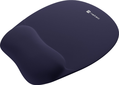 Mousepad me mbështetëse Natec Chipmunk, 23x20cm, memory foam, blu navy