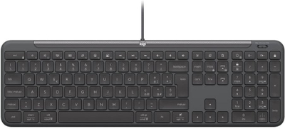 Тастатура Logitech Signature Slim Wired K620, USB C, за бизнис, графит