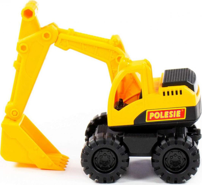 Lodër eskavator Polesie Expert Mini 86358, makinë ndërtimi, me ngjyra