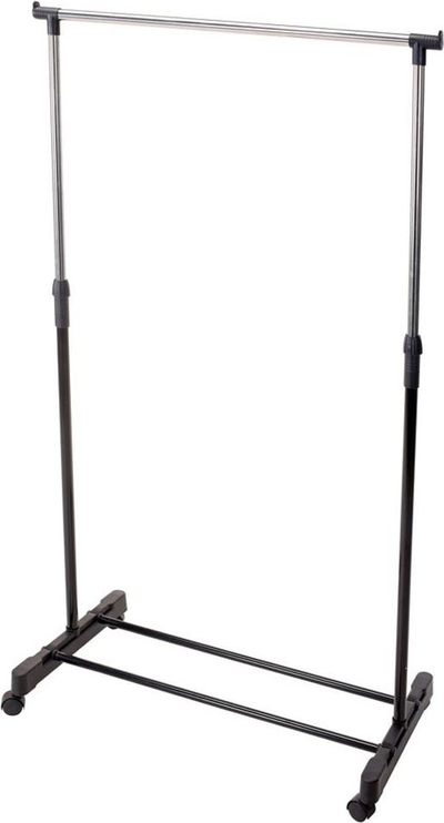 Varëse rrobash me rrota Storage Solutions, 80x43x160 cm, me lartësi që e rregullon vetë, ngjyrë argjendi