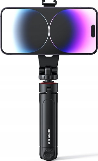 Tripod VRIG TP05, mini i zgjatueshëm, me vidë 1/4", i lehtë për tu mbajt, i zi