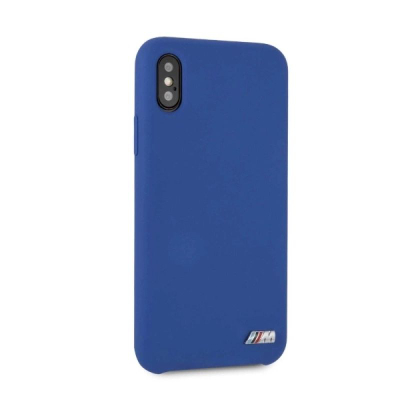 Mbulesë telefoni BMW M Collection BMHCPXMSILNA, për iPhone X Xs, silikon, blu navy
