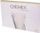 Филтри од хартија за кафе Chemex Half Moon, 3 шолји, 100 парчиња, бели