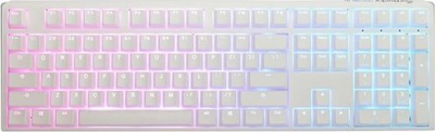 Гејминг тастатура Ducky One 3 Aura, Cherry MX Red, RGB, бела