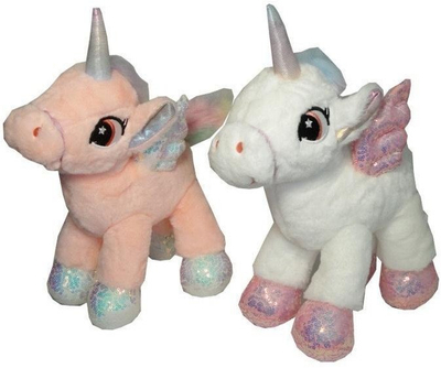 Lodër pelushi unicorni MIX, e butë, shumëngjyrëshe