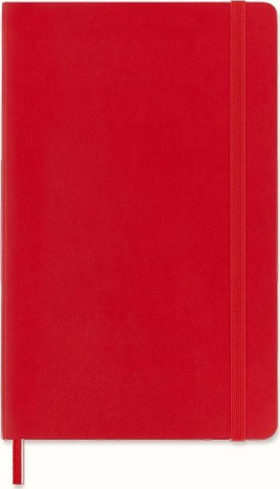 Fletore Moleskine Classic Soft Cover, 5" x 8.25", 240 faqe me pika, e kuqe