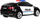 Makina policore me telekomandë Rastar BMW X6, 1:24, 27MHz, me drita, bardh e kaltër