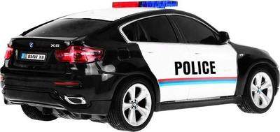 Makina policore me telekomandë Rastar BMW X6, 1:24, 27MHz, me drita, bardh e kaltër