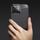 Futrollë telefoni OEM CARBON për Motorola G56 5G Samsung Galaxy A56, gomë rezistente, e zezë