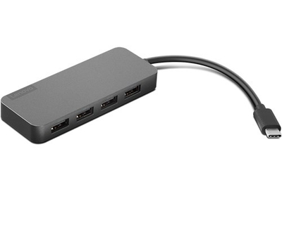 HUB USB Lenovo GX90X21431, USB 3.2 Gen 2, USB C në USB A, i zi