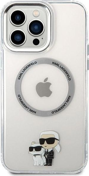 Maskë telefoni Karl Lagerfeld NFT MagSafe për iPhone 13 Pro Max, transparente, TPU