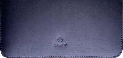 Futrollë laptopi Bamin Premium, për MacBook Air 13" M1 M2, set 2 copë, lëkurë, e zezë