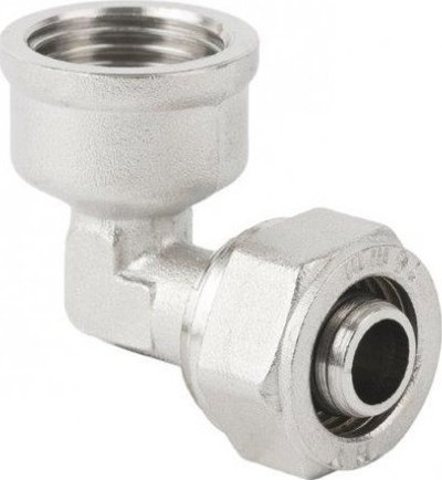 Fiting këndor Hydroland PEX.K.GW25X3/4, 25x3/4, i nikluar