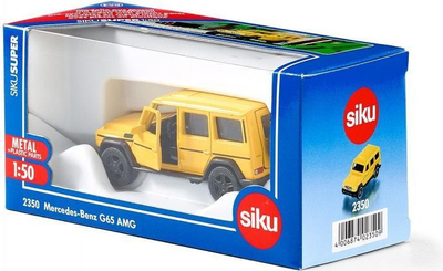Lodër makinë Siku Mercedes Benz G65 AMG, e verdhë