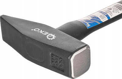 Çekan locksmith Geko Premium, 800g, dorezë fiberglass, gri