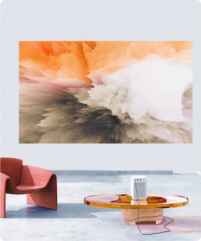 Projektor Xiaomi Wanbo T4, Full HD 1080p, me Android 9.0, i bardhë
