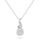 Qafore Brilio Silver NCL155W, me opal sintetik, e argjendtë/bardhë
