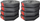 Set hantelash EB Fit Bituminous 1039206, 2 x 10 kg, bituminoz, i zi
