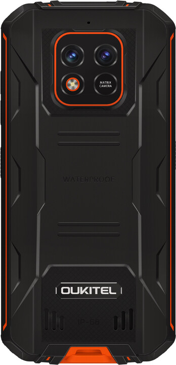 Celular Oukitel WP18, 5.93" HD+, 4GB RAM, 32GB, portokalli