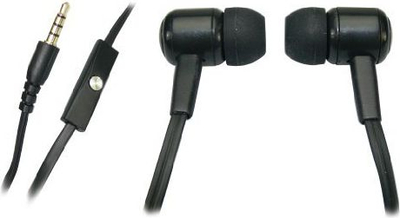 Kufje in ear Sandberg Speak'n Go 125-62, me mikrofon, 3.5mm, të zeza