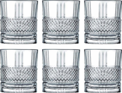 Set gota whisky RCR Crystal Brillante, 340ml, 6 copë, transparente