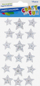 Ngjitësa dekorativë Craft with Fun Christmas Stickers Convex Stars, yje 3D, për Krishtlindje