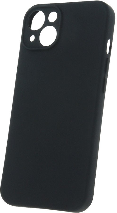 Kapak silikoni për telefon Samsung Galaxy S24 Plus, mat, i zi