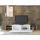 Set mobilje dhome dite Decorotika Zebra, 3 pjesë, 240x37.5x47 cm, e bardhë natyrale