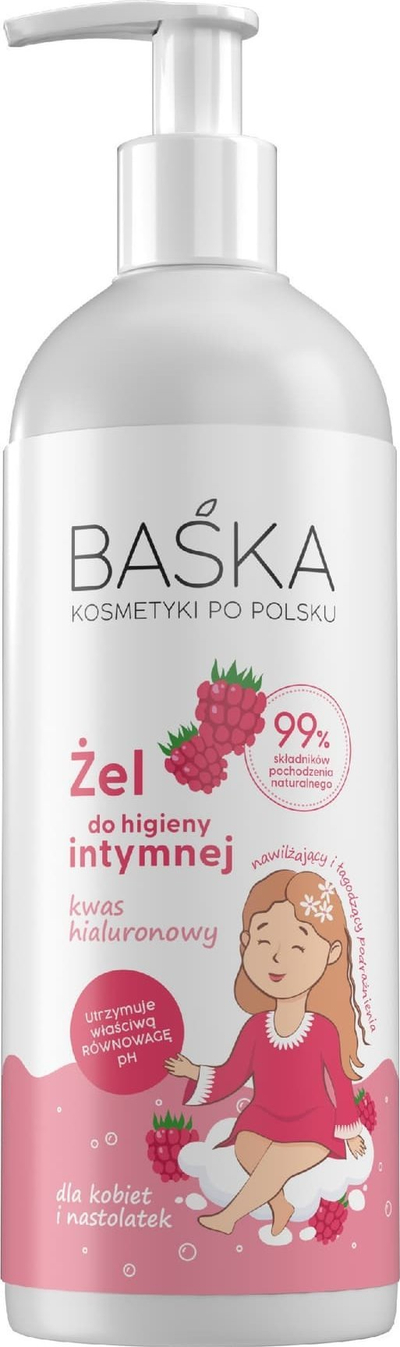 Xhel intim Baka për higjienë intime, me acid hialuronik, 400ml