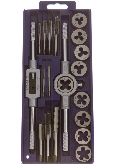 Set filetimi Zira THREADING SET 104001, për bulona dhe dado, metalik